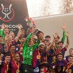 Supercopa-Spektakel: Ter Stegen jubelt mit: Erster Barça-Titel unter Flick